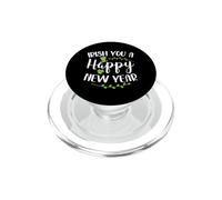 Irish You Un felice anno nuovo, quadrifoglio verde PopSockets PopGrip per MagSafe