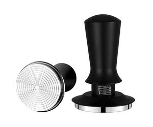 Irishom 30 libbre di caffè con Molla di Reset a Pressione costante, Base ondulata in Acciaio Inossidabile 304, Pressino per Espresso Manuale (58 mm)