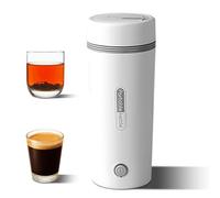 Irishom Bollitore Elettrico Portatile Piccolo Bollitore per tè e caffè Scaldaacqua a Prova di Acqua Calda Spento Protezione Contro L'ebollizione per Viaggi D'affari 350 Ml 300 W (Spina europea)