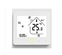 Irishom Controllo App di Temperatura del Termostato Wi-Fi Controllo Dell'app 5A Compatibile con/Termoschi di Caldaie per Acqua/Gas per la Casa per la Casa-Bianca (WiFi)