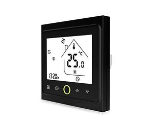 Irishom Controllo App di Temperatura del Termostato Wi-Fi Controllo Dell'app 5A Compatibile con/Termoschi di Caldaie per Acqua/Gas per la Casa per la Casa-Bianca (No WiFi)