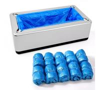 Irishom Dispenser Automatico di Copriscarpe con 200 Copriscarpe USA e Getta Copriscarpe Antiscivolo Proteggi Il Pavimento per casa, Ufficio, Ospedale, Fabbrica, Adatto a Taglia Unica