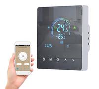 Irishom Termostato WiFi per Caldaia a Gas,Smart Programmabile Settimanalmente per Riscaldamento dell'Acqua,Display LCD/Controllo dell'APP/Controllo vocale,Compatibile con Google Home/Alexa