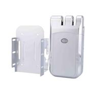 Irishom TY BT Smart Lock, Serratura Senza Chiave con Impronta Digitale e Catenaccio con Telecomando, Serratura Senza Fili 5 Metodi di Sblocco, Blocco Automatico per Ufficio Domestico (Argento)