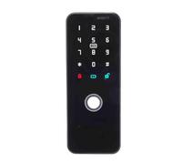 Irishom TY BT Smart Lock, Serratura Senza Chiave con Impronta Digitale e Catenaccio con Telecomando, Serratura Senza Fili 5 Metodi di Sblocco, Blocco Automatico per Ufficio Domestico (Nera)