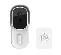 Irishom Videocitofono Wireless, Campanello Intelligente WiFi, Comunicatore Bidirezionale, Monitoraggio Remoto, Controllo APP, Visualizzazione Notturna, Archiviazione Nuvole per Casa,