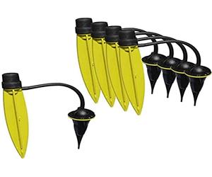 IRISO Picchetti di irrigazione automatici, innovazione francese, fino a 30 giorni di autonomia, confezione da 5, ideale per le vacanze, sistema di irrigazione "The ECO Smart Drop-by-Drop"