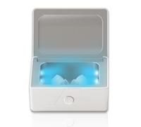 IRIVER BLANK Essiccatore Elettronico e Deumidificatore per Apparecchi Acustici e Impianti Cocleari - Macchina Portatile con Luce UV per Disinfezione, Pulizia e Manutenzione Professionale