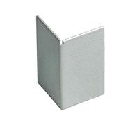 IRKA 1031-002 - Connettore angolare per Bordi di Prato e Nastri per Bordi - 1 mm - Alluminio-Zinco - per Bordi di Letti angolari - Altezza 20 cm