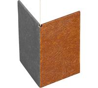 IRKA 1032-001 - Connettore angolare per bordi di prato e nastro per bordi - 1 mm - Acciaio corten - per bordi angolari - altezza 15 cm