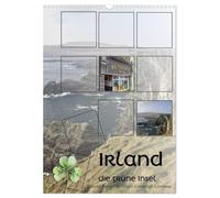 Irland - die grüne Insel (Wandkalender 2026 DIN A3 hoch), CALVENDO Monatskalender: Es gibt in der irischen Landschaft sehr viele Wiesen, Wälder und Moore - und die zaubern eben viel Grün ins Land.