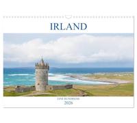 Irland - Eine Rundreise (Wandkalender 2026 DIN A3 quer), CALVENDO Monatskalender: Der Kalender nimmt Sie mit auf eine Rundreise quer durch Irland und ... sowie imposante historische Bauten.