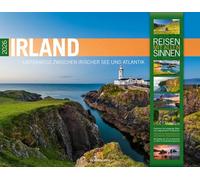 Irland Kalender 2026 | Unterwegs zwischen Irischer See und Atlantik | Geschmackvoller Reise-Kalender im großen Querformat (54x42 cm) | Dublin, Kerry