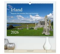 Irland - Magische Orte zwischen Meer und Geschichte (hochwertiger Premium Wandkalender 2026 DIN A2 quer), Kunstdruck in Hochglanz: Dieser Kalender ... der grünen Insel direkt zu Ihnen nach Hause.
