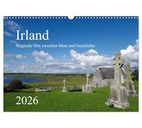 Irland - Magische Orte zwischen Meer und Geschichte (Wandkalender 2026 DIN A3 quer), CALVENDO Monatskalender: Dieser Kalender weckt Reiselust und ... der grünen Insel direkt zu Ihnen nach Hause.