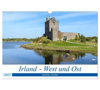Irland - West und Ost (Wandkalender 2027 DIN A3 quer), CALVENDO Monatskalender