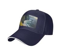Irlanda All'aperto Contea Clare The Cliffs Stampa Neutro Sandwich Cappello Stile Fit Tutto L'anno Cappellini Da Baseball Regolabile Snug Secure, blu navy, Taglia unica