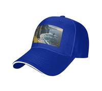 Irlanda All'aperto Contea Clare The Cliffs Stampa Neutro Sandwich Cappello Stile Fit Tutto L'anno Cappellini Da Baseball Regolabile Snug Secure, Blu, Taglia unica