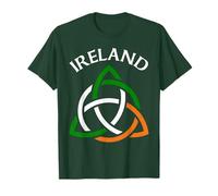 Irlanda Celtic Trinity Knot Tricolore Simbolo Irlandese Heritage Maglietta