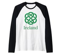 Irlanda con Nodi Maglia con Maniche Raglan