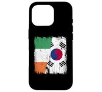Irlanda Corea del Sud Mezza bandiera Patrimonio irlandese della Corea del Custodia per iPhone 16 Pro