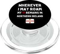 Irlanda del Nord Ovunque io possa vagare Il mio cuore rimane dentro PopSockets PopGrip per MagSafe
