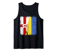 Irlanda del Nord Ucraina Mezza Bandiera Irlanda del Nord Ucraina Canotta