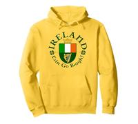 Irlanda Erin Go Bragh Heraldic Badge Flag Felpa con Cappuccio