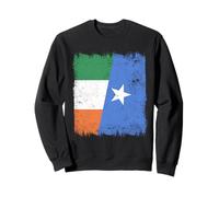 Irlanda Somalia Mezza Bandiera Irlandese Somalo Pride Felpa