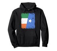 Irlanda Somalia Mezza Bandiera Irlandese Somalo Pride Felpa con Cappuccio