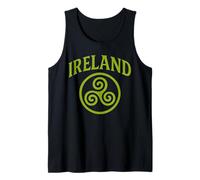 Irlanda Triskele The Smiling Irish Eyes Celtic Triple Spiral Canotta