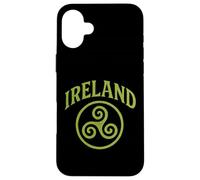 Irlanda Triskele The Smiling Irish Eyes Celtic Triple Spiral Custodia per iPhone 16 Plus