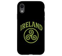Irlanda Triskele The Smiling Irish Eyes Celtic Triple Spiral Custodia per iPhone XR