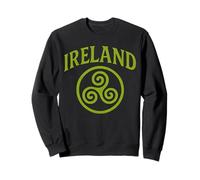 Irlanda Triskele The Smiling Irish Eyes Celtic Triple Spiral Felpa