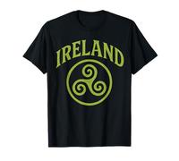 Irlanda Triskele The Smiling Irish Eyes Celtic Triple Spiral Maglietta