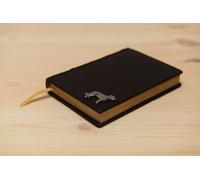 Irlandese Levriero - Pelle Notebook Con Dem Immagine di Un Cane Art Dog