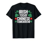Irlandese Oggi Cinese Domani, Americano Cinese st Patricks Maglietta