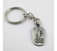 Irlandese Peltro Celtic Astrologia Portachiavi - January- Alder Simbolo
