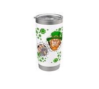 Irlandese Stavo giocando ai videogiochi St Patty's Day Gamer Gaming Bicchiere termico in acciaio inox doppia parete