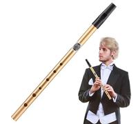 Irlandese Tin Whistle - Divertente e Colorato Tin Whistle | Qualità del suono chiaro, fischietto a sei fori, fischietto di stagno, fischietto professionale in peltro, adatto per principianti