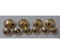 Irlandese Volontari Arpa Bottoni Set Completo Medio & Large I V Uniforme