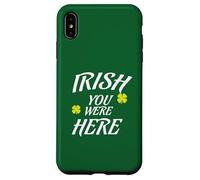 IRLANDESE Vorrei che tu fossi qui mi manchi articolo Patty's Day Custodia per iPhone XS Max