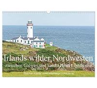 Irlands wilder Nordwesten, zwischen Galway und Fanad Head Lighthouse (Wandkalender 2026 DIN A3 quer), CALVENDO Monatskalender: Sanftes Land, raue See, ruhige Buchten.