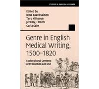 Irma Taavitsainen Genre in English Medical Writing, 1500-1820 (Tascabile)