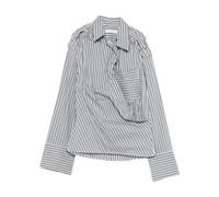 IRO - Camicetta a maniche lunghe con collo alto e pizzo ornato - - Blouses & Shirts - Donna - Blu - M