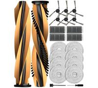 iRobacc V70 Accessori Ricambi per Mova V70 Ultra Complete/V50 Ultra Complete, 2 Spazzole Principali 6 Spazzole Laterali 4 Filtri HEPA 8 Panni per Mocio