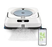 iRobot Braava Jet m6 (6134), Robot Lavapavimenti Wifi, Precision Jet Spray, Navigazione Intelligente, 100 W, 0.15 L, Bianco
