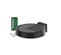 iRobot Roomba® 115 Combo Robot Aspirapolvere Lavapavimenti, 15.000 Pa, Aspirazione e Lavaggio 2 in 1, Mappatura ClearView™ LiDAR, SmartScrub™, Controllo App e Vocale, Nero