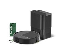 iRobot Roomba® 115 Combo Robot Aspirapolvere Lavapavimenti con AutoEmpty™ Dock, 15.000 Pa, SmartScrub™, Mappatura ClearView™ LiDAR, Aspirazione e Lavaggio 2 in 1, Nero