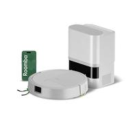 iRobot Roomba® 115 Combo Robot Aspirapolvere Lavapavimenti con AutoEmpty™ Dock, 15.000 Pa, SmartScrub™, Mappatura ClearView™ LiDAR, Aspirazione e Lavaggio 2 in 1, Bianco